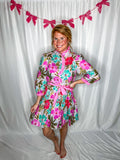 Neon Flower Dress