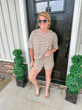 Caramel Striped Set