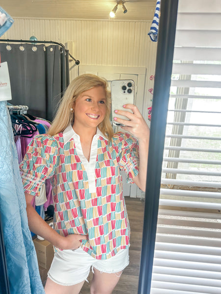 Retro Vibes Top
