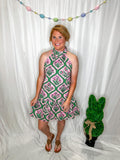 Pink Floral Dress