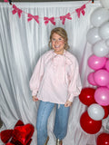 Blush Ribbon Blouse