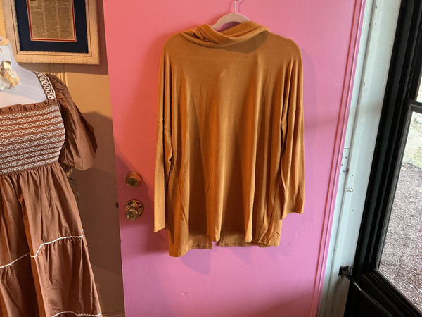 Open Back Charm Top Marigold