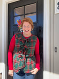 Sugarberry Plaid Vest