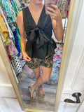 Fierce Fray Cheetah Shorts