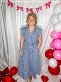 Classic Coastal Navy Dress