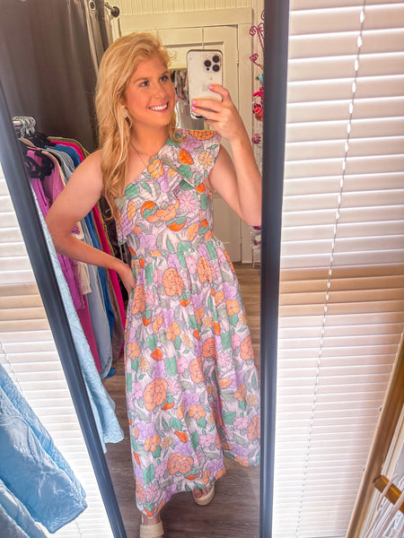 Blossom Breeze Off Shoulder Dress