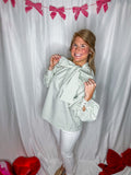 Mint Stripe Blouse