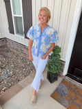 Floral Embroidered Blouse