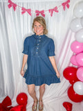 Sweetheart Denim Mini