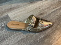 Gold loafer