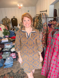 Toffee Tapestry Dress
