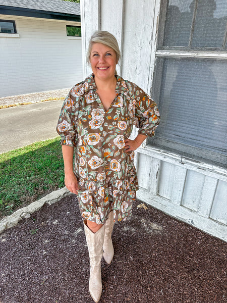 Rustwood Floral Dress