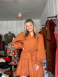 Pumpkin Spice Ruffle