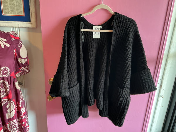 Blackout knit cardigan