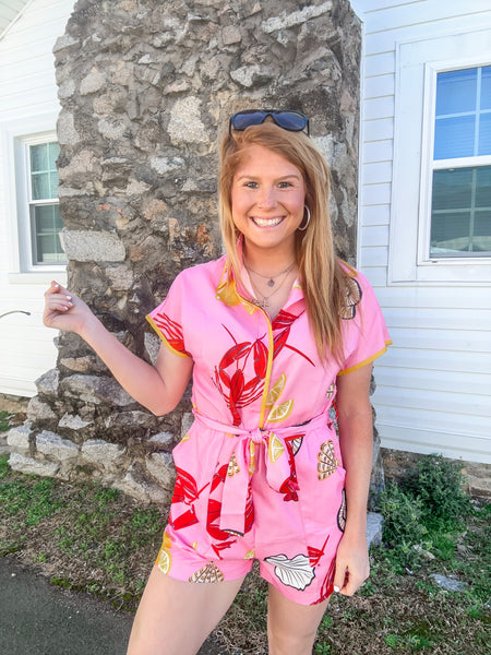 Lobster Love Romper