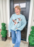 Flying Duck Sweater Blue