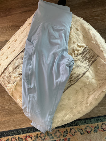 Pastel Blue Leggings