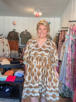 Fern Wood Flow Dress