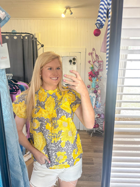 Sunburst Petals Blouse