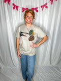 Patchwork mallard shirt