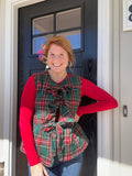 Sugarberry Plaid Vest