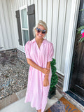 Cottage Pink Gingham Dress