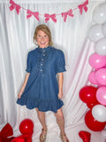 Sweetheart Denim Mini