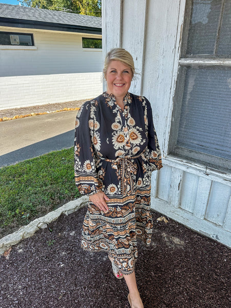 Harvest Floral Dress