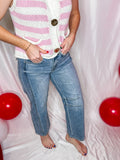 Kate Vervet Barrel Jeans