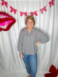 Gingham Darling Blouse
