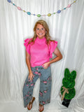 Floral Jeans
