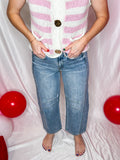 Kate Vervet Barrel Jeans