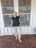 Sweet Scalloped Polka Dot Pants
