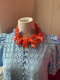 Coral Chunk Necklace