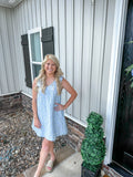 Elegant Hydrangea Dress
