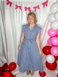 Classic Coastal Navy Dress
