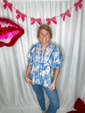 Blue Lotus Breeze Blouse