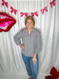 Gingham Darling Blouse