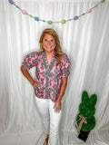 Rose Ivy Puff Top