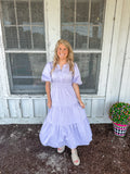 Lilac Midi Dress