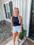 Blue picnic shorts