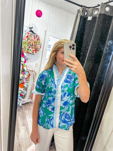 Blue Mirage Top
