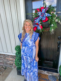 Indigo Tides Dress