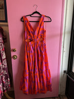Tropical sunset dress