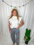 Floral Jeans