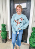 Flying Duck Sweater Blue