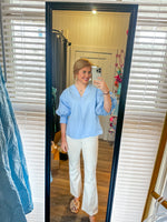 Royal Wave Blouse