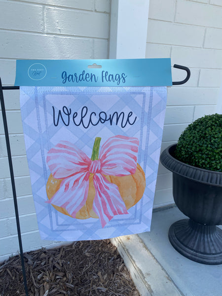 Blushing Pumpkins Garden Flag