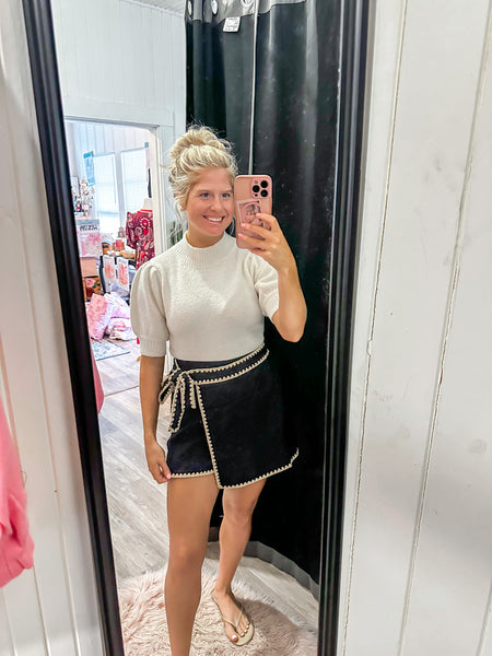 Ivory Edge Skort