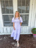 Lilac Midi Dress